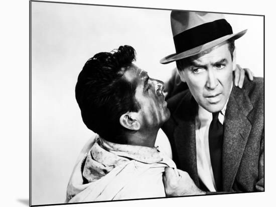 The Man Who Knew Too Much, Daniel Gelin, James Stewart, 1956-null-Mounted Photo