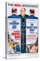 The Man Who Knew Too Much (On Double Bill Poster with the Trouble with Harry)-null-Stretched Canvas