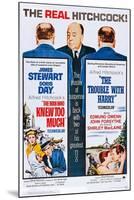 The Man Who Knew Too Much (On Double Bill Poster with the Trouble with Harry)-null-Mounted Art Print