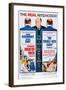 The Man Who Knew Too Much (On Double Bill Poster with the Trouble with Harry)-null-Framed Art Print