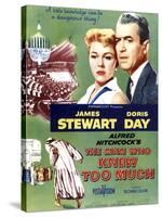 The Man Who Knew Too Much, Top Doris Day, James Stewart, 1956-null-Stretched Canvas