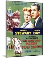 The Man Who Knew Too Much, Top Doris Day, James Stewart, 1956-null-Mounted Art Print