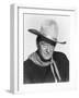 THE MAN WHO SHOT LIBERTY VALANCE, 1962 directed by JOHN FORD John Wayne (b/w photo)-null-Framed Photo