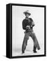 THE MAN WHO SHOT LIBERTY VALANCE, 1962 directed by JOHN FORD John Wayne (b/w photo)-null-Framed Stretched Canvas