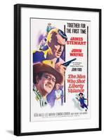 The Man Who Shot Liberty Valance, 1962-null-Framed Giclee Print