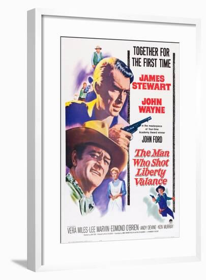 The Man Who Shot Liberty Valance, 1962-null-Framed Giclee Print