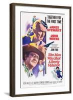 The Man Who Shot Liberty Valance, 1962-null-Framed Giclee Print