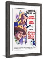 The Man Who Shot Liberty Valance, 1962-null-Framed Giclee Print