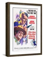 The Man Who Shot Liberty Valance, 1962-null-Framed Giclee Print