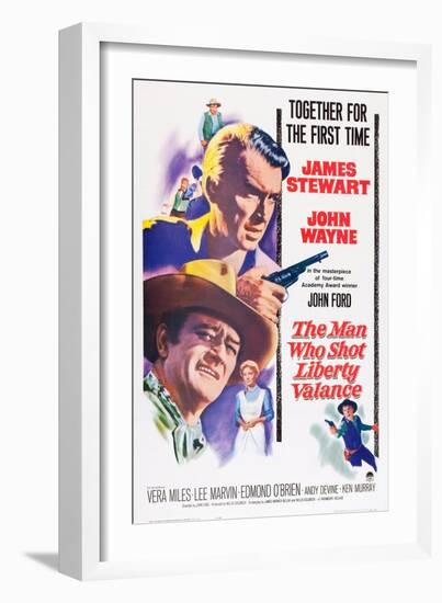 The Man Who Shot Liberty Valance, 1962-null-Framed Giclee Print