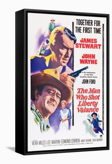 The Man Who Shot Liberty Valance, 1962-null-Framed Stretched Canvas