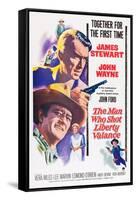 The Man Who Shot Liberty Valance, 1962-null-Framed Stretched Canvas