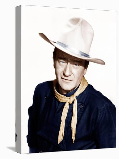 THE MAN WHO SHOT LIBERTY VALANCE, John Wayne, 1962-null-Stretched Canvas