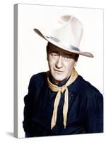 THE MAN WHO SHOT LIBERTY VALANCE, John Wayne, 1962-null-Stretched Canvas