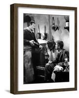 The Man Who Shot Liberty Valance, John Wayne, James Stewart, 1962-null-Framed Photo