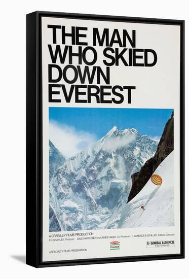 THE MAN WHO SKIED DOWN EVEREST, Yuichiro Miura, 1975-null-Framed Stretched Canvas