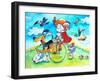 The Man Who Wore His Cat as a Hat-Maylee Christie-Framed Giclee Print