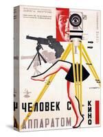 The Man with a Movie Camera, 1929-null-Stretched Canvas