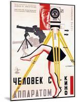 The Man with a Movie Camera, 1929-null-Mounted Art Print