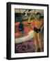 The Man with an Axe, 1891-Paul Gauguin-Framed Giclee Print