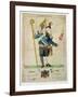 The Man with Six Heads, Caricature of Charles Maurice de Talleyrand-Perigord-null-Framed Giclee Print