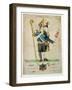 The Man with Six Heads, Caricature of Charles Maurice de Talleyrand-Perigord-null-Framed Giclee Print