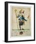 The Man with Six Heads, Caricature of Charles Maurice de Talleyrand-Perigord-null-Framed Giclee Print