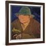 The Man with the Canary-Gino Rossi-Framed Giclee Print