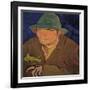 The Man with the Canary-Gino Rossi-Framed Giclee Print