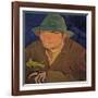 The Man with the Canary-Gino Rossi-Framed Giclee Print