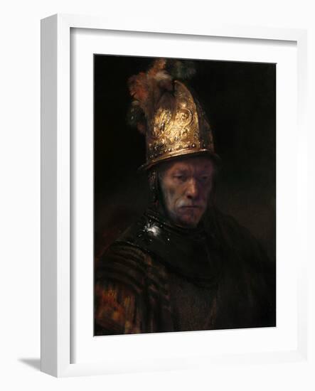 The Man with the Golden Helmet, C. 1650-Rembrandt van Rijn-Framed Giclee Print