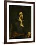 The Man with the Leather Belt, Self-Portrait, 1846-Gustave Courbet-Framed Giclee Print