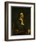 The Man with the Leather Belt, Self-Portrait, 1846-Gustave Courbet-Framed Giclee Print