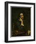 The Man with the Leather Belt, Self-Portrait, 1846-Gustave Courbet-Framed Giclee Print
