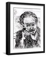 The Man with the Pipe, Portrait of Doctor Paul Gachet 15th March 1890-Vincent van Gogh-Framed Giclee Print