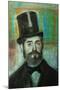 The Man with the Top-Hat, 1834-Edgar Degas-Mounted Giclee Print