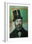 The Man with the Top-Hat, 1834-Edgar Degas-Framed Giclee Print