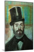 The Man with the Top-Hat, 1834-Edgar Degas-Mounted Giclee Print