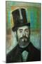 The Man with the Top-Hat, 1834-Edgar Degas-Mounted Giclee Print