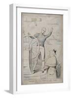 The Man Wot Will Steer His Own Vessel, 1830-Robert Seymour-Framed Giclee Print