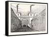 The Manchester and Liverpool Railway: Moorish Arch-null-Framed Stretched Canvas