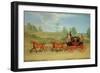 The Manchester and London Royal Mail Coach-James Pollard-Framed Giclee Print