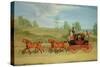 The Manchester and London Royal Mail Coach-James Pollard-Stretched Canvas
