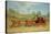 The Manchester and London Royal Mail Coach-James Pollard-Stretched Canvas