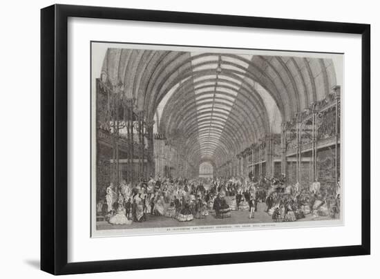 The Manchester Art-Treasures Exhibition, the Grand Hall-null-Framed Giclee Print