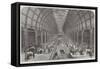 The Manchester Art-Treasures Exhibition, the Great Hall-null-Framed Stretched Canvas