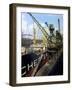 The Manchester Renown Being Loaded with Steel for Export, Manchester, 1964-Michael Walters-Framed Photographic Print