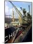 The Manchester Renown Being Loaded with Steel for Export, Manchester, 1964-Michael Walters-Mounted Photographic Print