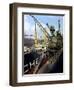 The Manchester Renown Being Loaded with Steel for Export, Manchester, 1964-Michael Walters-Framed Photographic Print