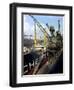 The Manchester Renown Being Loaded with Steel for Export, Manchester, 1964-Michael Walters-Framed Photographic Print